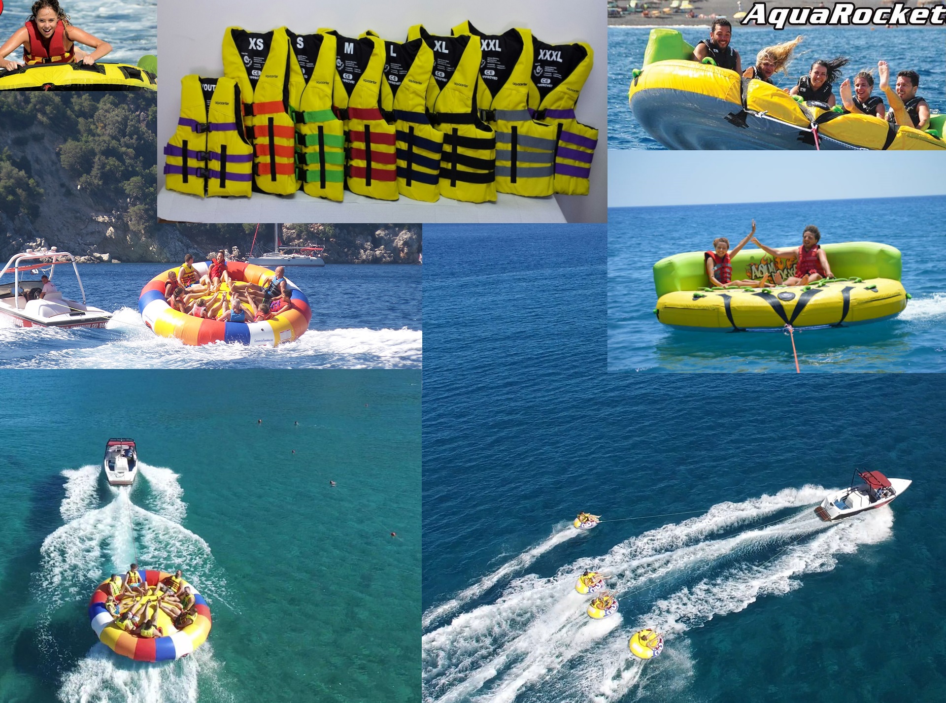 Watersport Equipment - Twister, Aquaflyer, Banana, Tube - Croatia